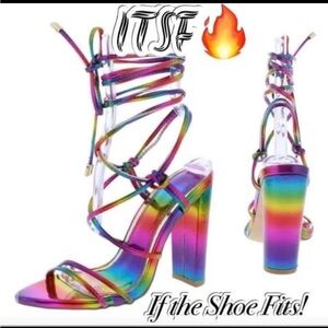 Colorful Strappy Heels